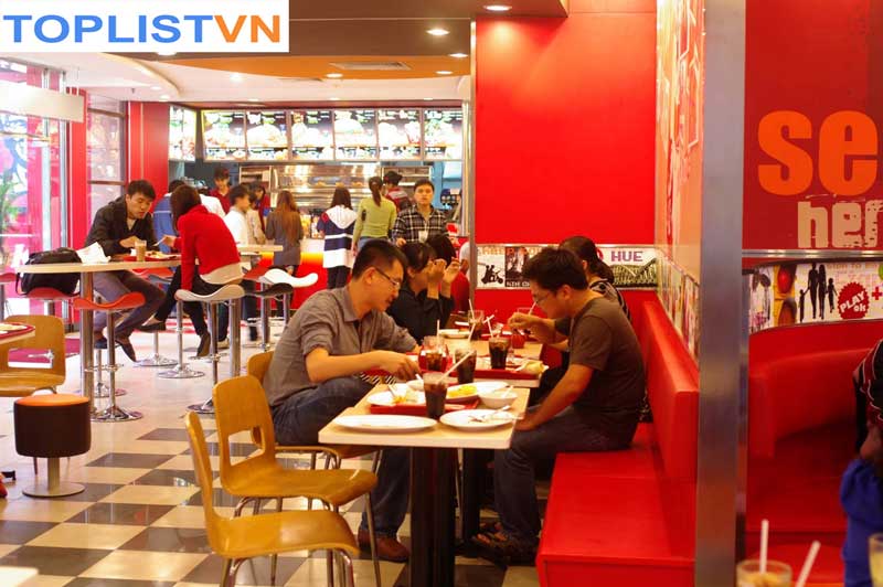 Hệ thống cửa hàng KFC tại Hà Nội