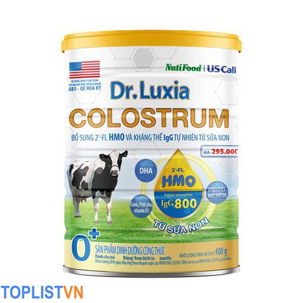 Sữa non Dr. Luxia Colostrum Step 1 cho trẻ từ 0-6 tháng