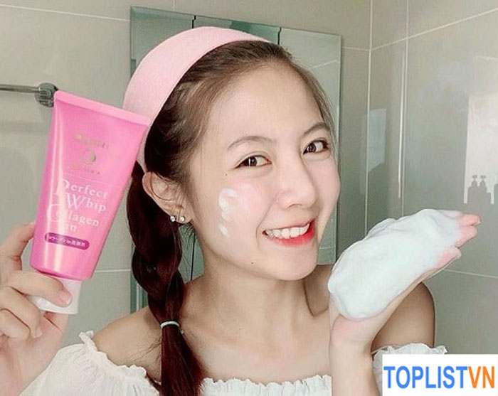 Sửa rửa mặt Senka hồng